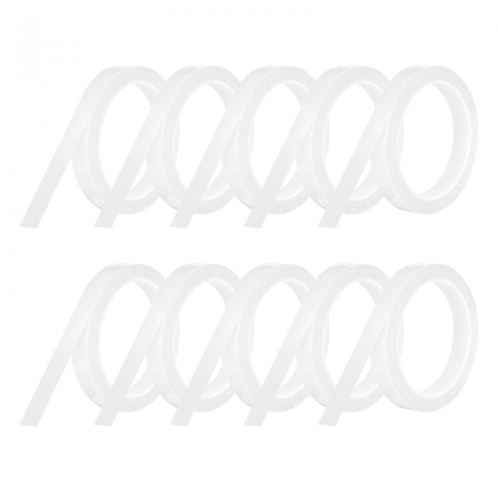 uxcell 10ロール ホワイトボードテープ グラフィックチャートテープ 15mm 54.7ヤード アートテープ 薄..