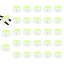 uxcell 25個 アソーテッドカラープラスチックスプリングコードロック ダブルホールスライダートグルクリップエンドストッパーファスナー ドローストリングパラ...