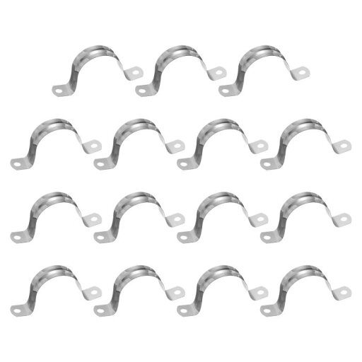 uxcell 15個40mm(1-9/16")ケーブルクランプ 304ステンレス鋼コーテッドクッション付き絶縁ケーブルクランプ2穴U字管ストラップクランプ ラインパイプホースワイヤーコード取り付け用 シルバー uxcell 15個40mm(1-9/16")ケーブルクランプ 304ステンレス鋼コーテッドクッション付き絶縁ケーブルクランプ2穴U字管ストラップクランプ ラインパイプホースワイヤーコード取り付け用 シルバー