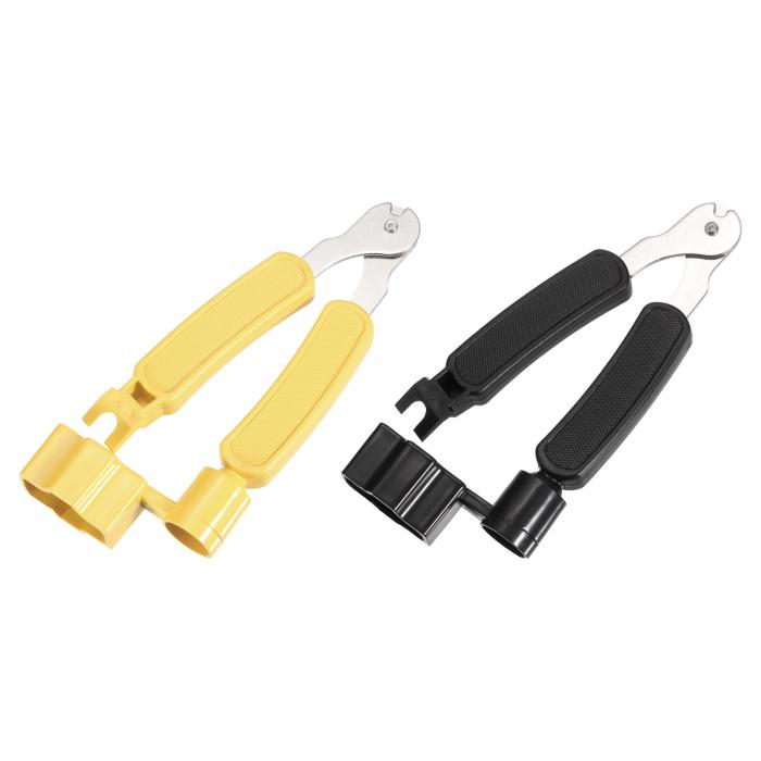 uxcell ギター弦巻きカッタ 3 in 1 多機能ギター修理ツール ロープ ボビン ロープ カッタピン 引抜き機..