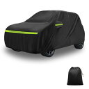 X AUTOHAUX Fordに対応 パンダIII 2011-2024用の車カバー 210D-PU アウトドア フルカーカバー オールウェザー 防水 日光 雨 ...