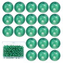 PATIKIL 200個 天然石ビーズ 6mm ダーク緑アゲートビーズ 宝石メイキングブレスレットネックレスイヤリング宝石ラウンドルーズビーズDIY女性へ ギフ...