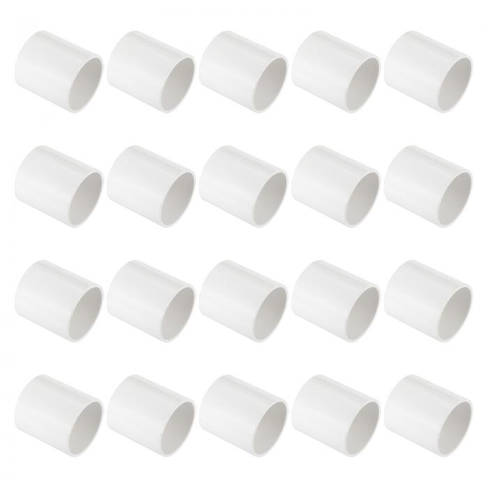 PATIKIL 2" PVCパイプ継手カップリングアダプター 20個セット ストレートパイプスリップソケットコネク..