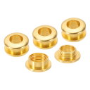PATIKIL 7mm(2/7インチ) 真鍮製ホールアイレット 4個 アーク表面自己裏打ちグロメット 靴 衣類 クラフト バッグ レザークラフト用ワッシャー付き 模造金