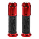 Motoforti 7/8インチ 22mm 15/16インチ 24mm ユニバーサル モーターサイクル ハンドグリップ カバー アルミ合金 ハンドルバーグリップ...