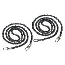 PATIKIL レザーパースハンドルストラップ 2個入り 47