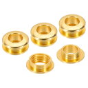 PATIKIL 8mm(1/3インチ) 真鍮製ホールアイレット 4個 アーク表面自己裏打ちグロメット 靴 衣類 クラフト バッグ レザークラフト用 ワッシャー付き 模造金装飾