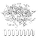 PATIKIL レター装飾 100個 アルファベットイニシャルペンダント装飾バルクかわいいDIY宝石メイキングブレスレットイヤリングネックレスキーチェーンクラフ...
