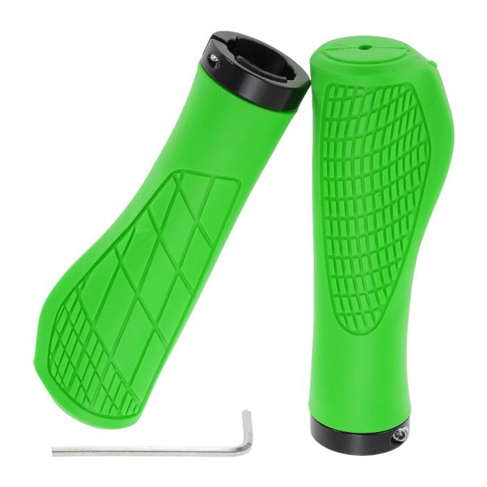 BULLSPANN 1セット 自転車ハンドルバーグリップ 3 mm六角ソケット付き 滑り止め自転車グリップ ロック..