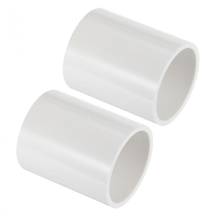 PATIKIL 1-1/4" PVCパイプ継手カップリングアダプター 2パックストレートパイプスリップソケットコネク..
