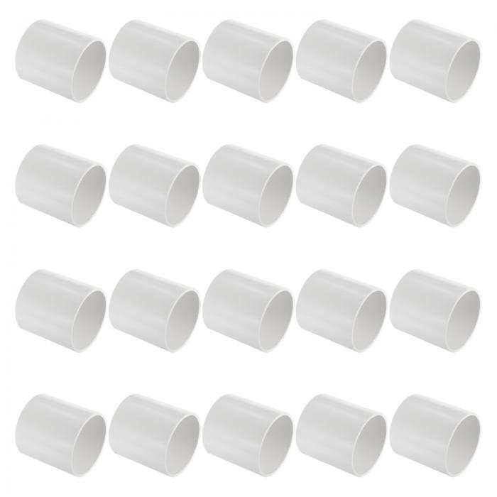 PATIKIL 3-1/2" PVCパイプ継手カップリングアダプター 20個セット ストレートパイプスリップソケットコ..