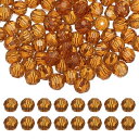 PATIKIL 10mmラウンド水晶ビーズ 100個ガラス ファセットボールビーズ 宝石メイキングブレスレットネックレスイヤリング風鈴クラフト用 ルーズスペーサ...