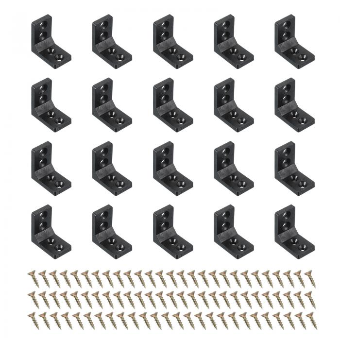 PATIKIL プラスチックコーナーブ ラケット1.06x1.06x0.65