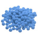 PATIKIL ポンポン 1インチ/2.5cm、150個の小さなポンポンボール、ふわふわのクラフトポンポン、クラフトアートDIY装飾用品、スカイブルー