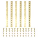 PATIKIL 14x1.2"ピアノヒンジ 6Pld 304ステンレス鋼連続ヒンジ ピアノゲートドア木製収納ボックスキャビネットボート用 金色