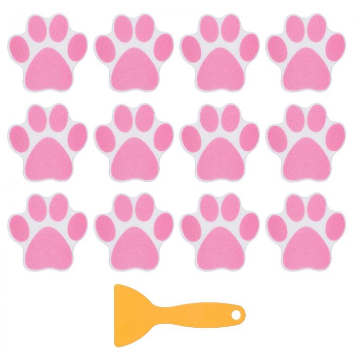 PATIKIL 12個の滑り止めバスタブステッカー スクレイパー付きの滑り止めシャワーステッカー バスルーム..