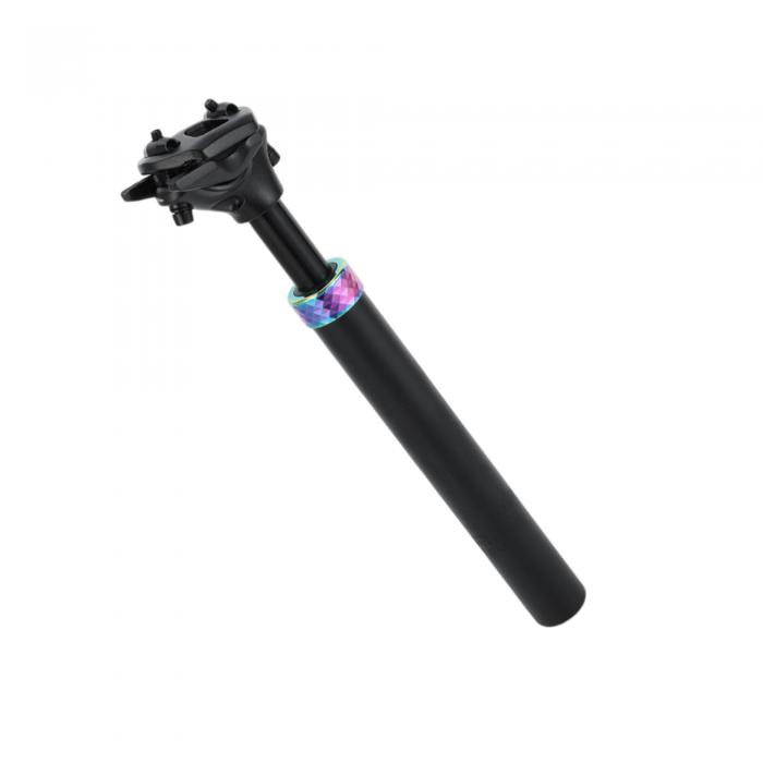 HEROFFIX 1個のほとんどのマウンテンバイク用バイクシートポストサスペンションショックアブソーバーバイクサドルポストシートチューブ30.9x300mmブラックアソートカラーアルミニに対応ウム合金