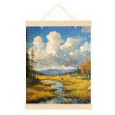 PATIKIL 1セット磁気ポスターハンガーフレーム8 インチ木製マグネットピクチャーハンガーフレーム幅広い写真 絵 地図用ハンギングキット 木製カラー