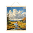 PATIKIL 1セット磁気ポスターハンガーフレーム12 インチ木製マグネットピクチャーハンガーフレーム幅広ハンギングキット写真 絵 地図 木製カラー