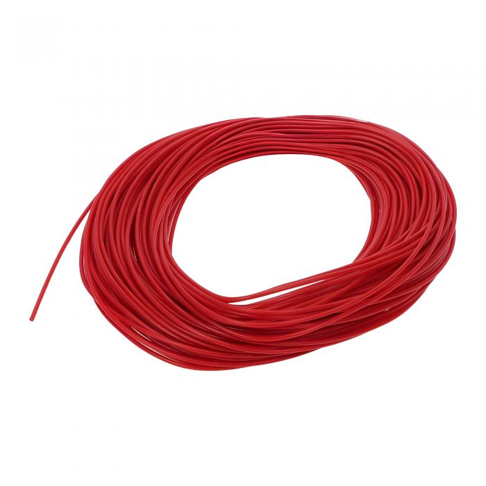 Partuto 1 Pcs 26AWG ユニバーサルグラウンドワイヤーカーラジオ、自動車、カースピーカーパワーワイヤー完全絶縁&ソフトタッチジャケットTCレッド98FT