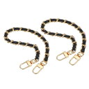 PATIKIL レザーパースハンドルストラップ 2個セット 12