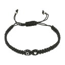PATIKIL イニシャルブレスレット アルファベットレターDハートブレイデッド黒ロープブレスレット 女性向けカップル用調整可能なパーソナライズギフトフレンドシ...