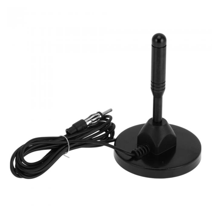 Partuto 1 Pc ユニバーサル サッカー シグナル アンテナ カー トラック カーラジオ アンテナ マウント ブラック 4.9