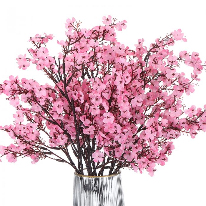 PATIKIL 人工の花、6個のヨーロッパの偽の花DIYブーケ偽の花、家庭用ガーデンキッチンデコレーションウ..