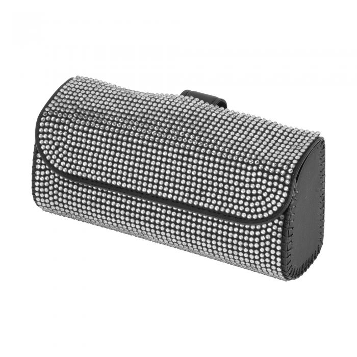 Hihaha 車用サンバイザーサングラスホルダー / フロントサンバイザーめがねクリップ / 車用フック付き ..