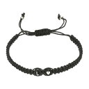 PATIKIL イニシャルブレスレット アルファベットレターlハートブレイデッド黒ロープブレスレット 女性用カップル用マッチングパーソナライズドギフトフレンドシ...