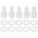 HOPESPANNER プラスチックホースバーブフィッティング35/64"ホースID G3/4メスバーブホースコネクタPP 1セット