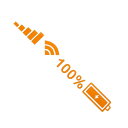 TUCKBOLD リフレクティブバンパーデカール リフレクティブイエロー矩形WIFIシグナルパターンリフレクティブカーステッカーパーソナライズドデコレーション1...