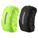 PATIKIL 65-75L 防水バックパック レインカバー 2個セット 滑り止めバックパックカバー 垂直反射ストラップ付き ハイキング キャンプ ハンティング...
