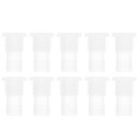 RATCHROLL 10個のプラスチックホースバーブ継手15/32"ホースIDバーブM16メススレッドスルーバルクヘッド継手クリアPP