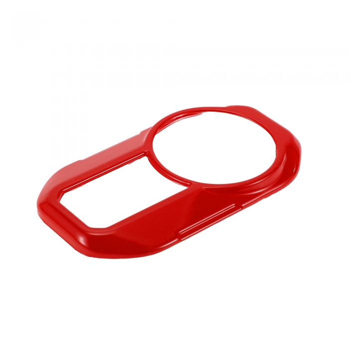 REPAIROCK Jeepに対応 Wrangler JL JLU 2018-2024用1個サイドコンソールヘッドライトスイッチボタンパネルカバートリムABSレッド