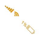 TUCKBOLD 反射バンパーデカール 反射イエロー長方形 WIFIシグナルパターン 反射カーステッカー パーソナライズされた装飾