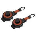 HEROFFIX 財布 バッグ 鍵 水筒 買い物袋用の2個入りの車の後部座席ヘッドレストカップホルダー カップホルダー付きの頑丈な車のシートフック オレンジ 2...