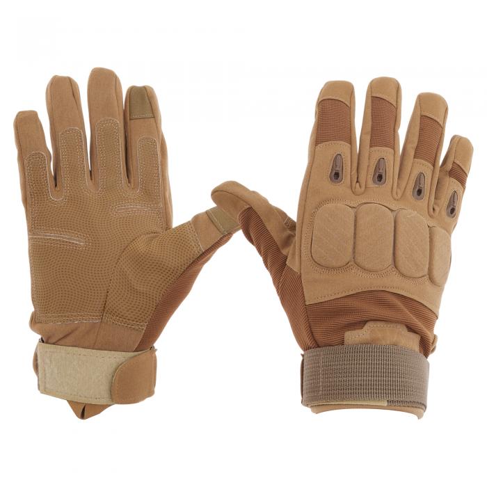 BULLSPANN 1ペア オートバイ用グローブ タッチスクリーンフルフィンガーバイクグローブ MTB モトクロス ハイキング オートバイ ハンティング用 女性 男性用 L ブラウン