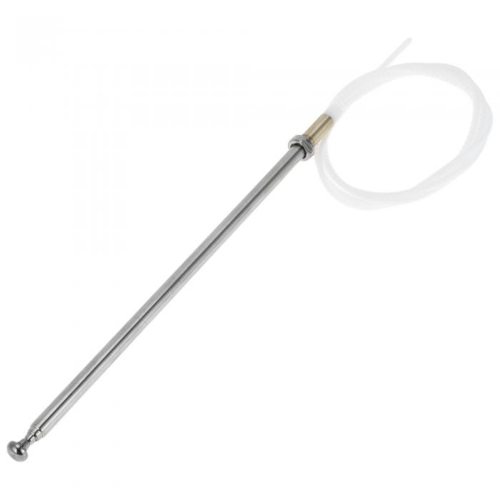 VekAuto 車用シグナルアンテナ、Mercedesに対応・ベンツ W124 W126 W201 C107 1987-1991 用 AM/FM シグナルリアアンテナ オフロード メタル素材 シルバートーン