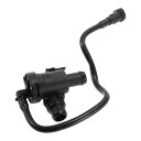 HEROFFIX 1 Pc HVACヒーターホースfor ランドローバーに対応 レンジローバー ヴェラール 2018-2024 エンジンラジエータークーラントホース No.LR093677 ブラックプラスチック
