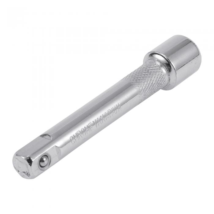 HEROFFIX 1個のインパクトソケット延長バー延長ソケットツール125x22mmシルバートーン合金鋼車両オートバイダートバイク修理用1/2インチドライブ