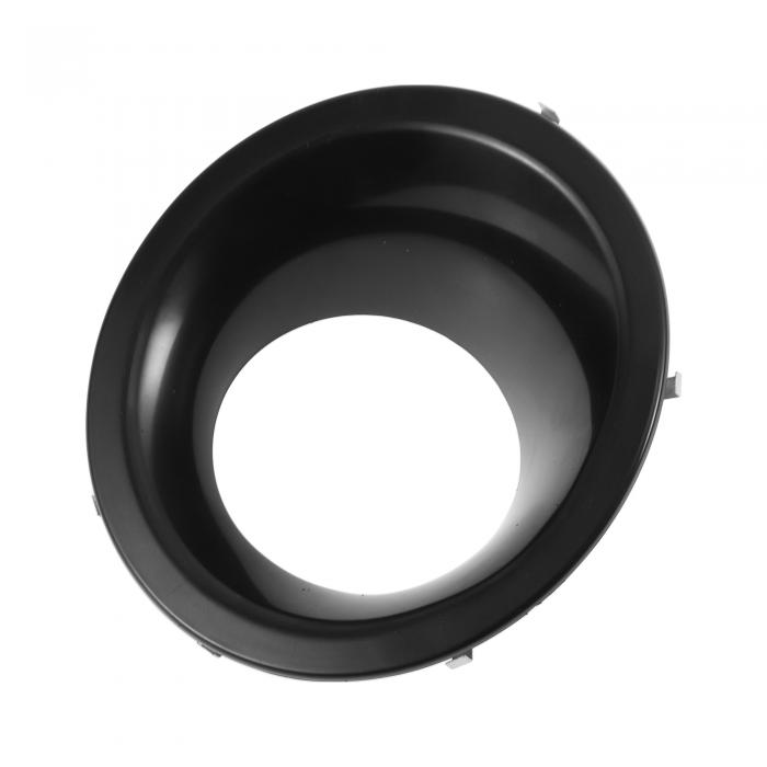 Hihaha Land Roverに対応 LR4 2010-2014用 フロントロワーバンパーフォグライトカバーインサートLR015462ブラックABS 1 Pcフロントライトカー