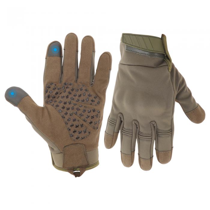 BULLSPANN 1ペア オートバイ用グローブ タッチスクリーンサイクリング用グローブ マウンテンバイク用グローブ アウトドアスポーツ用 男性用 女性用 M グリーン