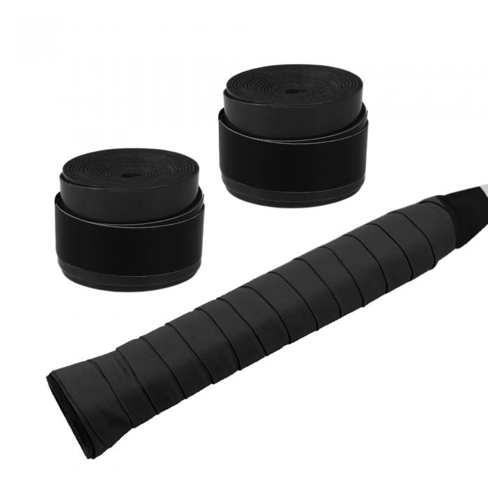 CAPASTEC グリップテープ テニス バドミントン 2本セット グリップ テープ 握り心地良い 釣り竿 自転車 野球 ラケット用 ウェットタイプ 黒/接着テ...