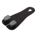 HEROFFIX 財布 バッグ 鍵 水筒 買い物袋用の1個入りの車のシートヘッドレストフック 車のシートバックオーガナイザーフック カーボンファイバーパターン ...