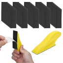 HEROFFIX 51個のサンディングディスクウェットドライ防水マイクロジップディテールサンダーフック&ループサンドペーパー木工用1.18