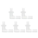 RATCHROLL 5個のプラスチックホースバーブ継手90°エルボー15/32"ホースバーブM10メスNPTバーブアダプタークリアPP