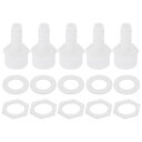 HOPESPANNER プラスチックホースバーブフィッティング25/64"ホースID G3/4メスバーブホースコネクタPP 1セット