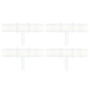 RATCHROLL 4個のプラスチックホースバーブフィッティング15/32" x 5/32" x 15/32" T 3ウェイスプライサージョイント クリアPP