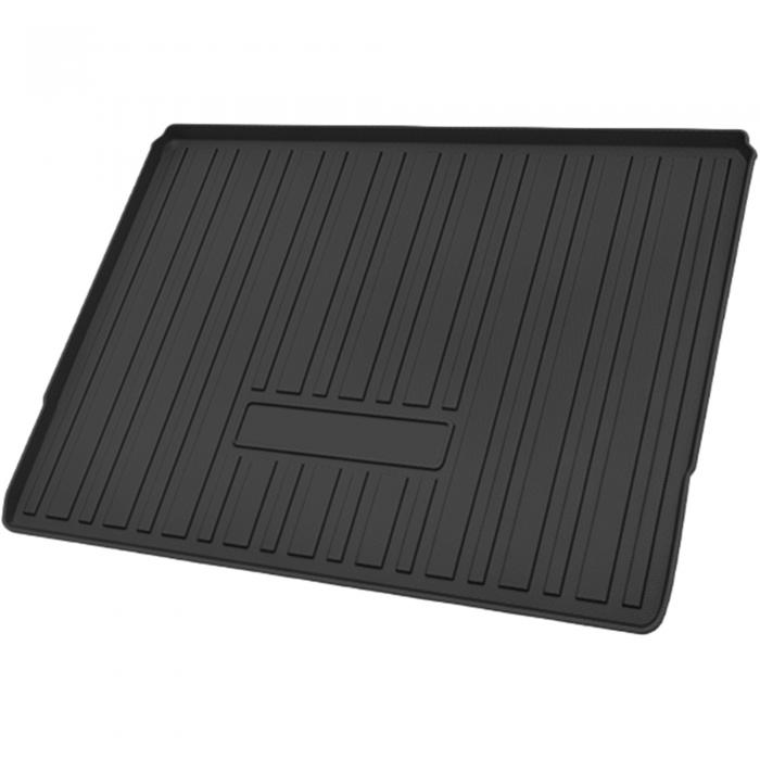 INFINAUTO フラットフェイスカーゴライナーリアトランクマットトランクカーゴラゲッジブートトレイマットフォードに対応ブロンコ2022-2024用垂直ストライプパターンアンチスリップ